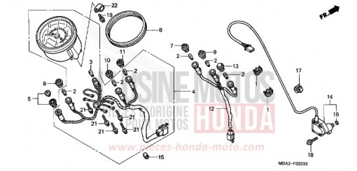 COMPTEUR VT750CV de 1997